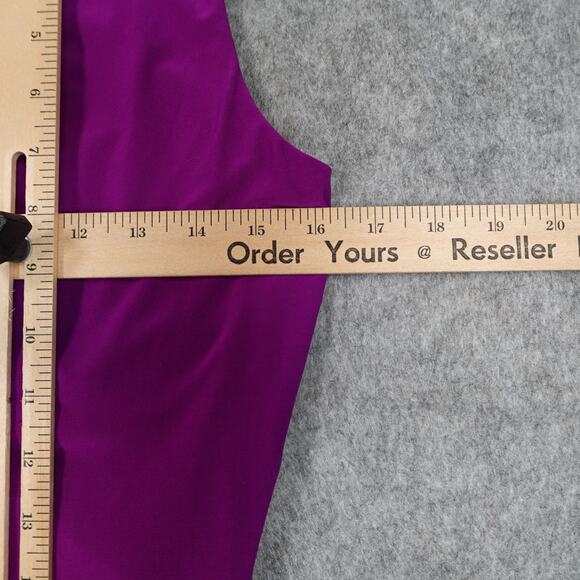 Ralph Lauren Dress Womens 8 Jersey Twist Front Sheath Ruched Midi Pink Stretch - Picture 7 of 9